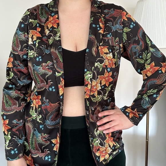 3/50$ Shirt / blouse in ethnic style M / L New green button down shirt - Picture 12 of 15